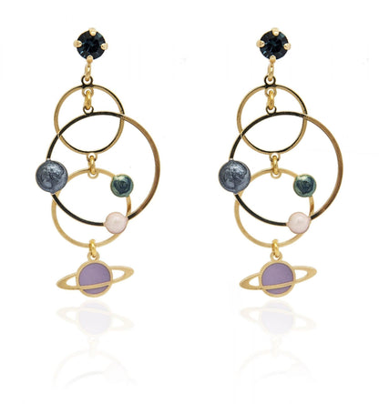 nuagedetoiles Orecchini Rivoluzione di Pianeti
