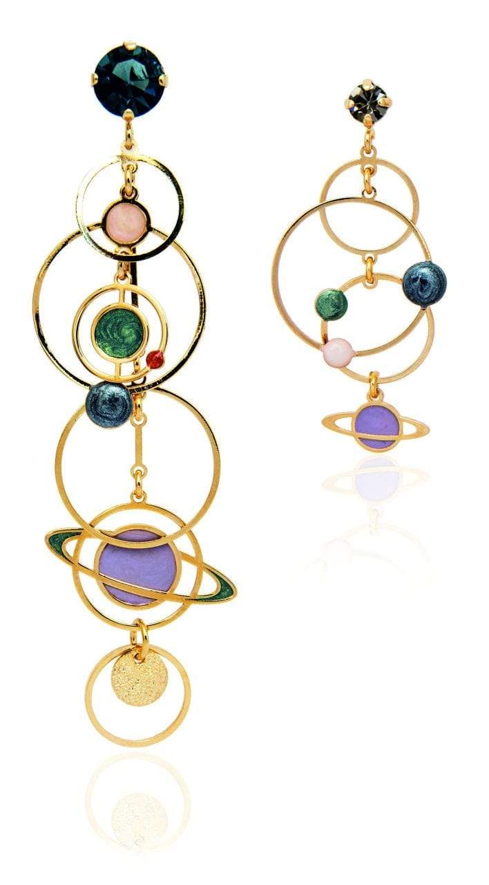 nuagedetoiles Orecchini Rivoluzione di Pianeti