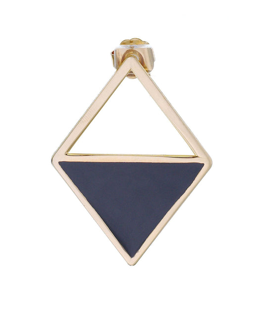 nuagedetoiles Orecchini Rombi Mezzi Vuoti