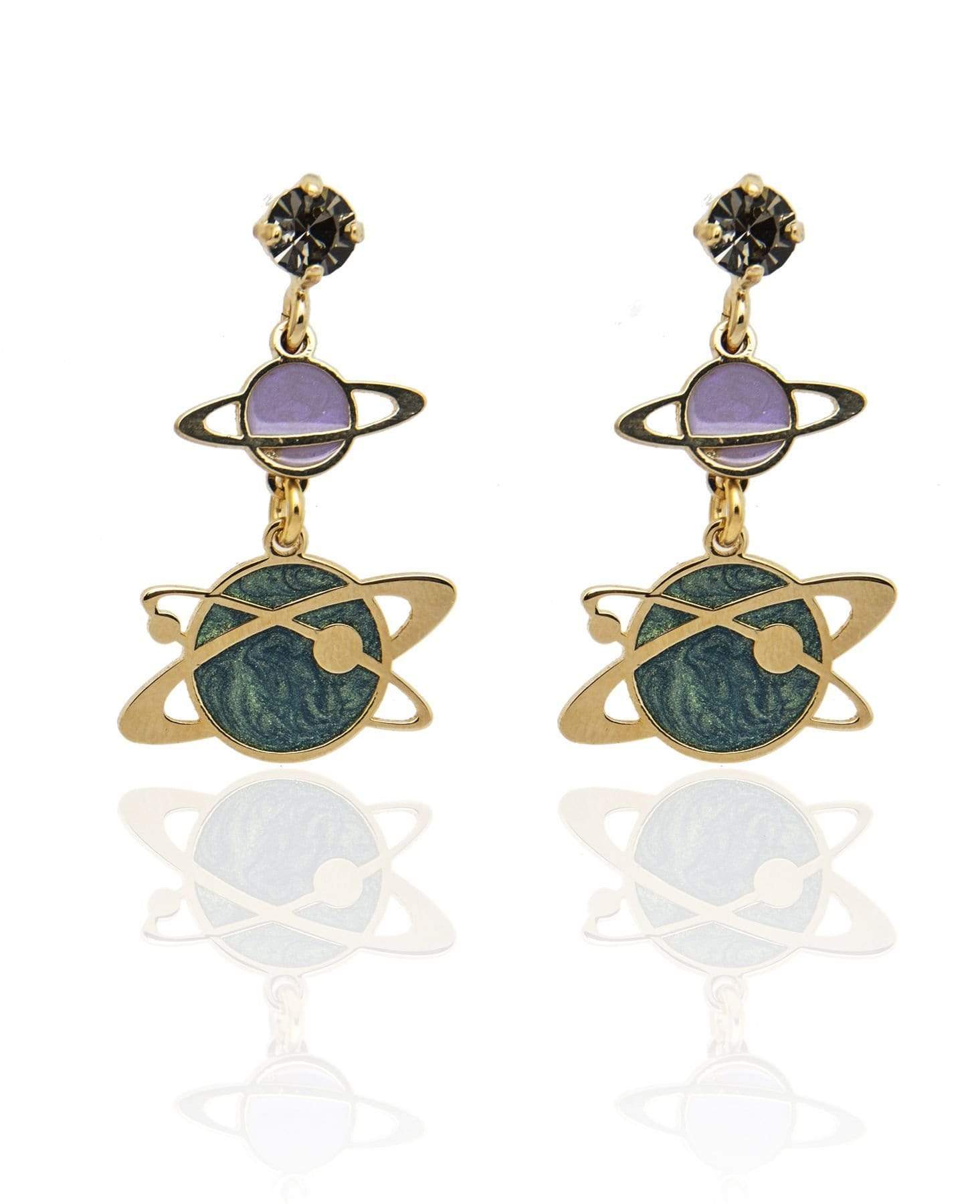 nuagedetoiles Orecchini Satellite in Orbita