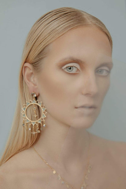 nuagedetoiles Orecchini Scintille di Sole