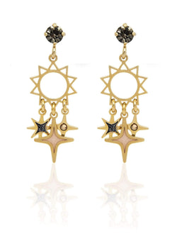nuagedetoiles Orecchini Scintille di Sole piccolo