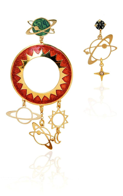 nuagedetoiles Orecchini Sole Rovente