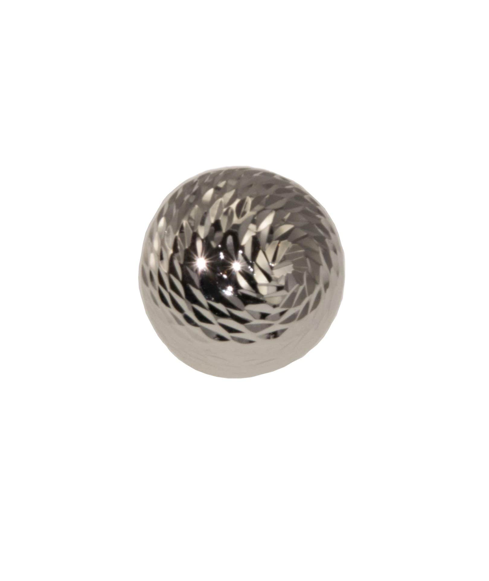 nuagedetoiles Orecchini tondo scatolato diamantato grande