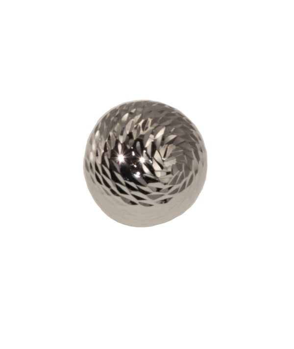 nuagedetoiles Orecchini tondo scatolato diamantato grande