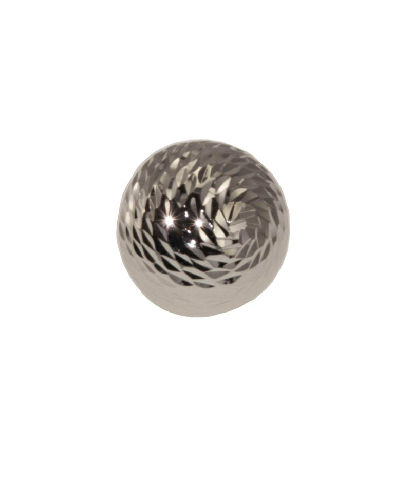 nuagedetoiles Orecchini tondo scatolato diamantato grande